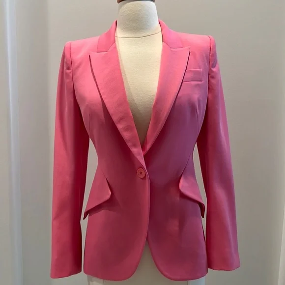 Alexander McQueen Hot Pink Blazer - Picture 2 of 5